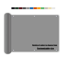 Bedtang Telo frangivento per balconi Frangivista Telo frangivento, 160/㎡, Impedire Il Passaggio di Animali, per Recinzione di Giardino - Grigio Chiaro 0.9x4m