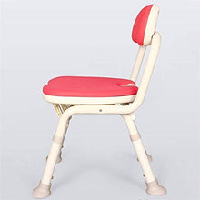 HHJJ Pieghevole Bagno Doccia Sgabello Sedile, Antiscivolo banco ergonomico Aid Bagno Sedia con braccioli Sedile Imbottito for Anziani disabili