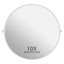 Auxmir Specchio Trucco con Ingrandimento 10X, Specchio Bagno con Luci, Luminosità Regolabile, Specchio Cosmetico per Bagno Hotel Spa, Adatto a  modello X-8CB