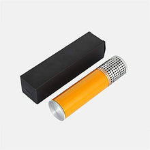 Humidars Cigar Humidor - Lega sigaro tubo Esterni Cigar Humidor Caso Box in alluminio Accessori for sigari con umidificatore Humidor igrometro mantenerlo fresco .Scatola di immagazzinaggio di cigari d