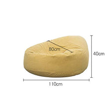 Diaod Sofà Pigro, Lounge Bean Bag Sofa Cover Inizio Morbido sofà Pigro Cosy