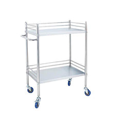 Carrello Medico dell'Acciaio Inossidabile/Carrello A Doppio Strato del Carrello Medico/Carrelli Dell'Attrezzatura di Laboratorio Medico/Carrelli del Salone Carrello del Salone di Bellezza dell