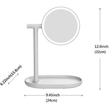 YIBOKANG Specchi di vanità illuminati a LED Trucco Specchio Specchio Vanity Specchio Make Up Mirror Flip Makeup Specchio LED Lighting ad alta definizione Illuminazione a doppio lato Vanity Specchio Sp