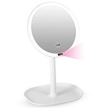 Specchio per Il Trucco del sensore, Mirror Specchio Ingranditore per Trucco,Ingrandimento 10x, Specchio con Luci a Illuminazione Led, Interruttore Tocca, Specchio Illuminato Portatile per Viaggio
