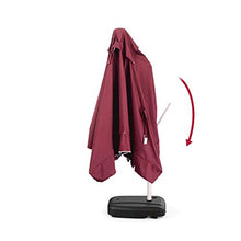 Ombrellone/ombrellone da esterno/ombrellone pubblicitario,ammortizzatore impermeabile e in lega di alluminio con base a serbatoio d'acqua a rulli,senza scolorimento,moderno semplice e alla moda