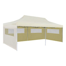Festnight Padiglione da Giardino Tenda per Feste Pop-up Pieghevole 3 x 6 m crema