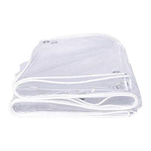Telone Impermeabile Spesso Trasparente, 0.5MM Telone In Plastica Antipioggia E Impermeabile, Tenda Da Sole for Serra for Piante Da Esterno, Isolamento Del Balcone Finestre In PVC Completamente Traspar