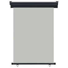 vidaXL Tenda Laterale per Terrazzo 120x250 cm Grigia