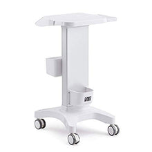 DHR- Carrello pratico- Carrello medico resistente con le ruote, carrello bianco di rotolamento for la STAZIONE TERMALE dei capelli del salone di bellezza, tabella dello strumento di bellezza Bagagli s