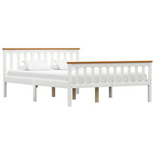 SKM Giroletto con 4 Cassetti Bianco in Massello di Pino 140x200 cm (44.7kg) Bianco-0438