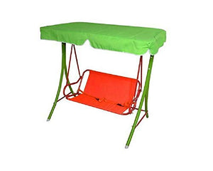Fair Shop Altalena Dondolo Bambini con Copertura 2 Posti Giochi Giardino Esterno Interno 110 x 115 x 74 cm
