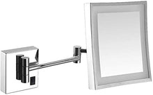 Specchio per il trucco Specchio per il trucco Specchio da barba - Specchio a LED Specchio Specchio Specchio per Hotel Vanity Regolabile Piazza estensibile 8inch .Rasatura in camera da letto o bagno