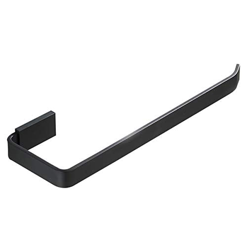 Keybath Anelli Portasciugamani Porta Salviette Alta Qualitá Parete Porta Bagno Cucina Montaggio a Parete Ottone Nero