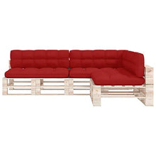 Buyounger Cuscini per Divano Pallet 7 pz Rossi