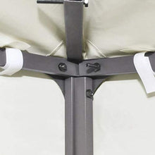 Cikonielf Telo di Ricambio per Gazebo 3x3 m Ricambio Copertura Gazebo,Copertura Superiore per Gazebo Impermeabile 310g/m² (Non Include Il Telaio del Gazebo) -Bianco Crema