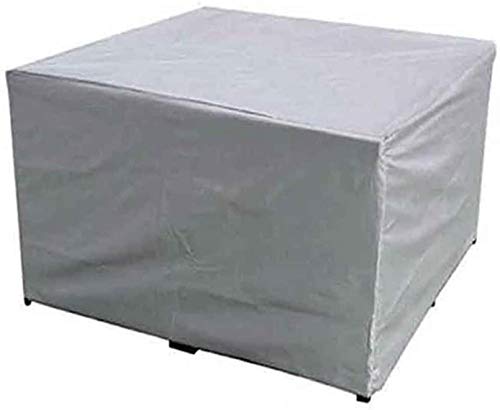 110 × 110 × 85 cm Coperture per mobili da giardino impermeabili, copertura per mobili da giardino rettangolo, telone protezione contro la neve, tavolino da caffè esterno impermeabile, 2 colori, 25 mi