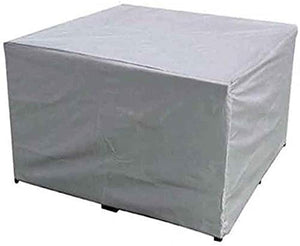 110 × 110 × 85 cm Coperture per mobili da giardino impermeabili, copertura per mobili da giardino rettangolo, telone protezione contro la neve, tavolino da caffè esterno impermeabile, 2 colori, 25 mi
