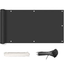 ROBAG Frangivista per Il Balcone, Frangivento Protezione da Raggi, Resistente agli Agenti atmosferici, di Facile Manutenzione per Ringhiera Protezione Balcone, 80x950cm, Antracite
