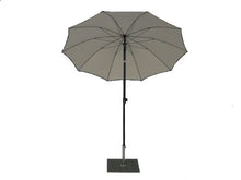 Maffei Art 42B Border, ombrellone Rotondo Diametro cm 200, Tessuto dralon, Made in Italy. Esclusivo Colore Ecru