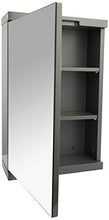 House & Homestyle Armadio a Specchio, Legno ingegnerizzato, Grigio, H 50cm x W 32cm x D 14cm