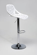 Kare Seggiola da Bar con Schienale Ornato, Multicolore, 85 x 44.5 x 50 cm
