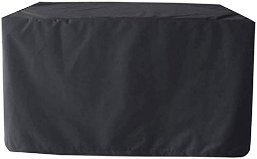 60X60X80cm Coperture per mobili da giardino impermeabili, copertura per mobili da giardino rettangolare, divano protettore per esterni, tavolo da patio e sedia, impermeabile, antipolvere, nero, 28 mi
