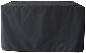60X60X80cm Coperture per mobili da giardino impermeabili, copertura per mobili da giardino rettangolare, divano protettore per esterni, tavolo da patio e sedia, impermeabile, antipolvere, nero, 28 mi