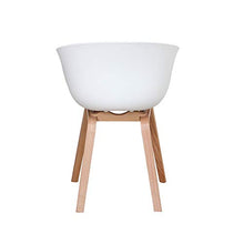 Uderkiny Set di 4 sedie in Stile Nordico, Sedia da Pranzo in Stile Medievale con braccioli e Gambe in Metallo, Adatta per Soggiorno, Cucina e Ufficio, Dimensioni: 78 * 55 * 48 cm (Bianco-4)