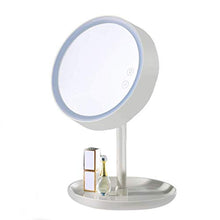 ZUQIEE Specchio, Led trucco specchio LED Fill Light Makeup Mirror, ingrandimento 10X Specchio di bellezza con luce specchio con ventosa bagno specchio