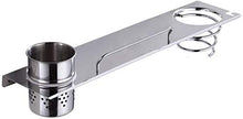 AINIYF Bagno Mensola da Bagno Doccia Organizzatore a Parete in Acciaio Inox Punch Asciugacapelli Barrel Rack Fence collegare (Dimensioni: 380x105x100mm)