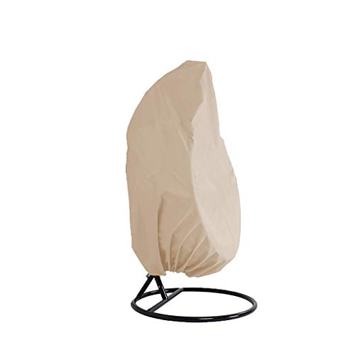 KAILUN Copertura per Altalena, Copertura per Sedia a Dondolo, Rivestimento Protettivo Antipolvere Impermeabile in Tessuto Oxford 210D, per Copertura Altalena per Esterni,Beige,232 * 203CM