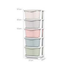 TXXM fabbricazione cassettiera Cucitura armadio cassetto di stoccaggio slot armadio bagno cucina rack di stoccaggio (Colore: gelato B, Dimensioni: 37 cm)