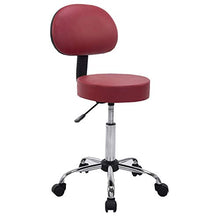 SXRDZ Sgabello Antiscivolo per Sgabello per Fisioterapia Poltrona per Massaggio Fisioterapista Sgabello per Reception Sgabello da Ufficio ZHAOFENGE (Colore : A-Red)