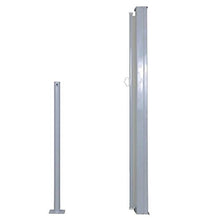 Tenda laterale da giardino, schermo da esterno, retrattile, con funzione di avvolgimento automatico, per giardino, cortile, patio, terrazza, 300 x 120 cm