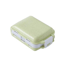BIGBOBA.Portapillole Multilayer Scatola per Pillole Mini PortaPillole Settimanale Scatola Porta Pillole Piccolo per Vitamine Pillole 4