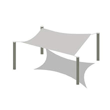 ZX Telo Vela Ombreggiante Resistente Rettangolare Impermeabile mt Giardino Esterno Traspirante Multi Formato Personalizzabile(Size:2x2m)