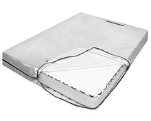 Nuovoware Custodia per Materasso Matrimoniale 203x193 cm / 80 x 76 Pollici con 8 Maniglie Resistente e Cerniera per Spostamento e Stoccaggio Copertura Riutilizzabile Protezione per Materasso, Argento