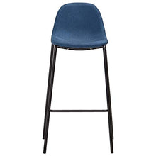 UnfadeMemory Set da Bar Set di mobili per Cucina, Mobili da Bar Tavolo 3 pz in Tessuto Blu