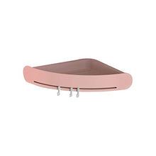 FQYYDD Treppiede da Bagno Treppiede Perforato Mensola da Bagno Porta Cartuccia Gancio per Cinghia. Rosa
