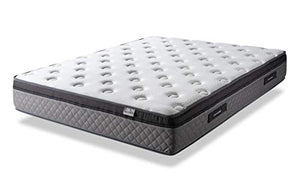 Dormideo City Luxury 120x190 Alto 27cm Materasso 4cm di Memory, Interamente Fibre di Cashmere Ecologico, Naturgel