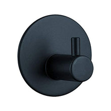 Celbon Autoadesivo a Parete Porta Asciugamani, Gancio Appendiabiti Porta Accappatoio, Gancio Bagno da Parete in Acciaio Inossidabile Cromo (4 Pezzi, Base rotonda)