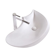 Bacino Nordico della Luna sopra Il lavabo di contatore Lavabo di Ceramica del Bacino di Arte del lavabo del Bacino del contatore Lavabi