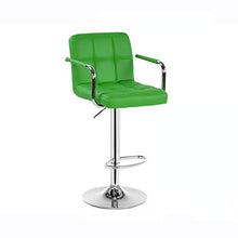 YS Sedia da Colazione Alta Può Essere Montata Sgabello Alto da Bar Girevole,Verde