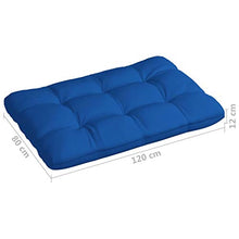 Buyounger Cuscini per Divano Pallet 2 pz Blu Reale