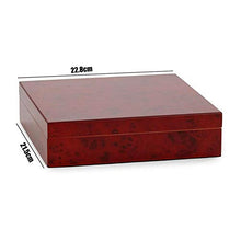 Portasigari Portatile Fatto a Mano Cigar Humidor di Legno Cedro Spagnolo Cuoio Sintetico Scatola di Sigari, Humidor Per Viaggi, Affari Regalo Perfetto Per Cigar Lovers