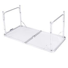 Nicoone 4Ft 100Kg Pieghevole Da Tavolo Cavalletto Camping Partito Picnic BARBECUE Stallo Graden Coperta