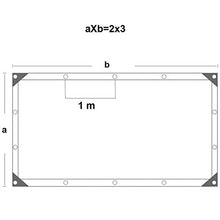 Rete Ombreggiante Anti-Uv 85% a 8 Pin, Panno Ombreggiante Con Occhielli, Rete Telo Ombra a Rete Traspirante, Per Il Giardino Terrazzo Cortile Festa Ombra Reticolato(Size: 2x4m/6.56x13.12ft)