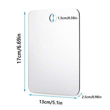 Laileya Uo Anti-Nebbia Specchio da rasatura casa Hotel Bathroom Portatile Wall Hanging Trucco Acrilico Specchio