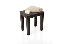 Tatay Lombok Sgabello Rettangolare, Polipropilene, Senza BPA, Finitura Effetto Legno, la Protezione anti-UVA, Anche 130kg, Adatto a 38x29x41cm Interni ed Esterni, Marrone