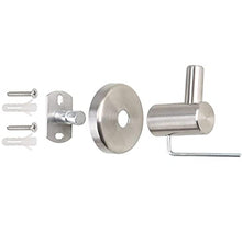 ETSAMOR 2 Pezzi Ganci Bagno per Accappatoi Ganci Appendiabiti da Parete Portasciugamani in Acciaio Inox Fissaggio a Muro per Bagno Accappatoio Asciugamano Cappello con Viti Tasselli